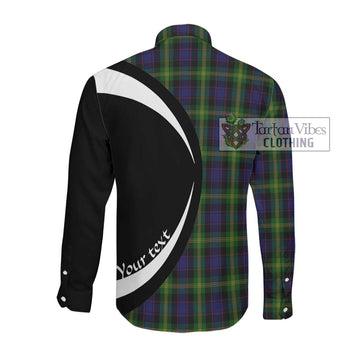 Watson Tartan Long Sleeve Button Up with Family Crest Circle Style