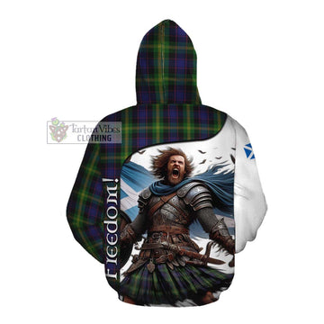 Watson Crest Tartan Cotton Hoodie Inspired by the Freedom of Scottish Warrior