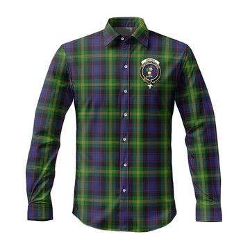 Watson Tartan Long Sleeve Button Up Shirt with Family Crest