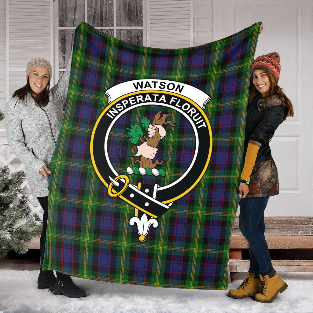 watson-tartab-blanket-with-family-crest