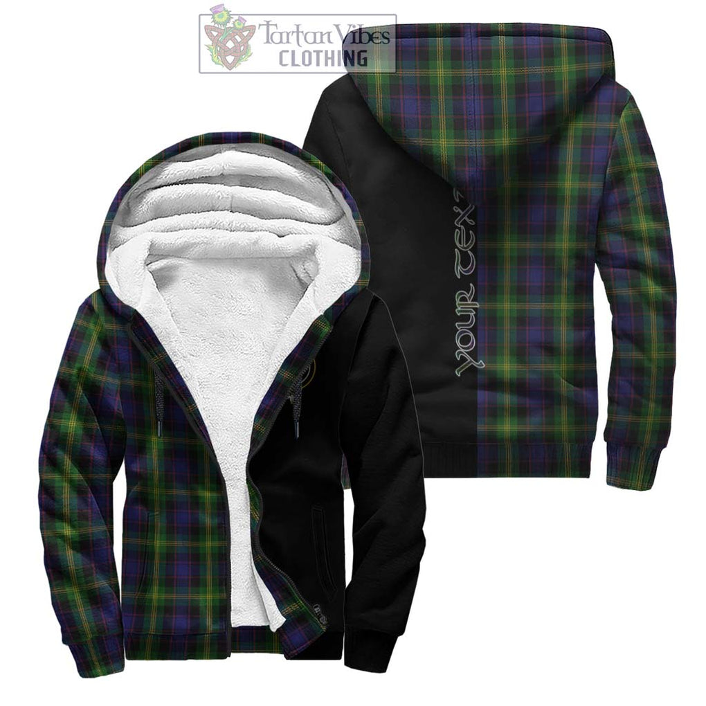 Watson Tartan Sherpa Hoodie with Family Crest and Half Of Me Style Unisex - Tartanvibesclothing Shop