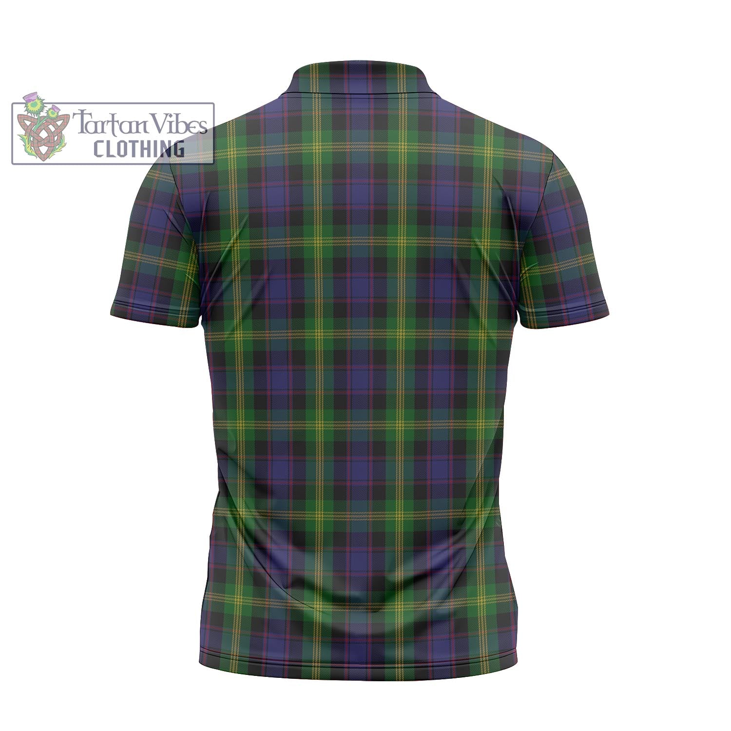 Tartan Vibes Clothing Watson Tartan Zipper Polo Shirt