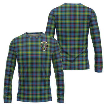 Watson Ancient Tartan Long Sleeve T-Shirt with Family Crest