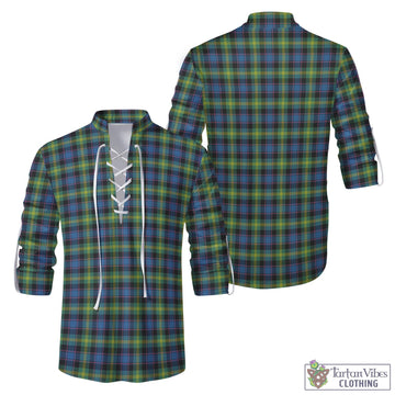 Watson Ancient Tartan Men's Scottish Traditional Jacobite Ghillie Kilt Shirt