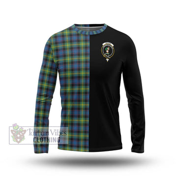 Watson Ancient Tartan Long Sleeve T-Shirt with Family Crest and Half Of Me Style