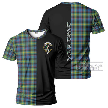 Watson Ancient Tartan T-Shirt with Family Crest and Half Of Me Style