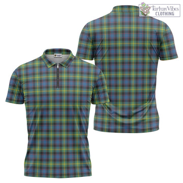 Watson Ancient Tartan Zipper Polo Shirt