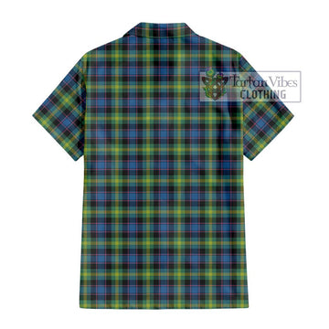 Watson Ancient Tartan Short Sleeve Button Shirt with Family Crest DNA In Me Style