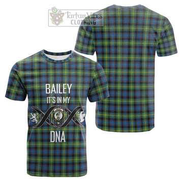 Watson Ancient Tartan Cotton T-shirt with Family Crest DNA In Me Style