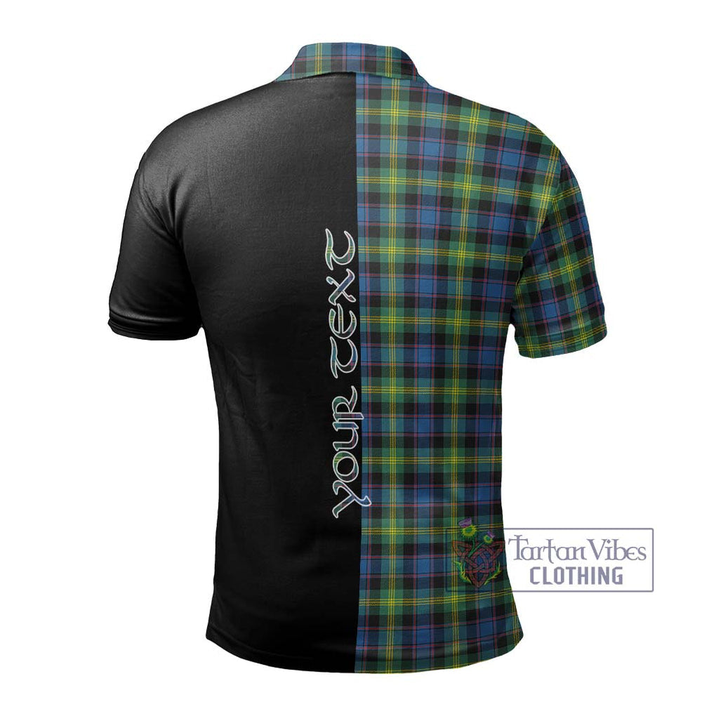 Watson Ancient Tartan Polo Shirt with Family Crest and Half Of Me Style - Tartanvibesclothing Shop