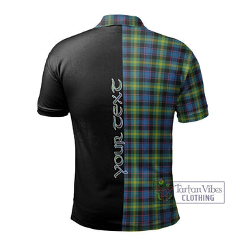 Watson Ancient Tartan Polo Shirt with Family Crest and Half Of Me Style