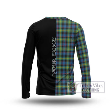 Watson Ancient Tartan Long Sleeve T-Shirt with Family Crest and Half Of Me Style