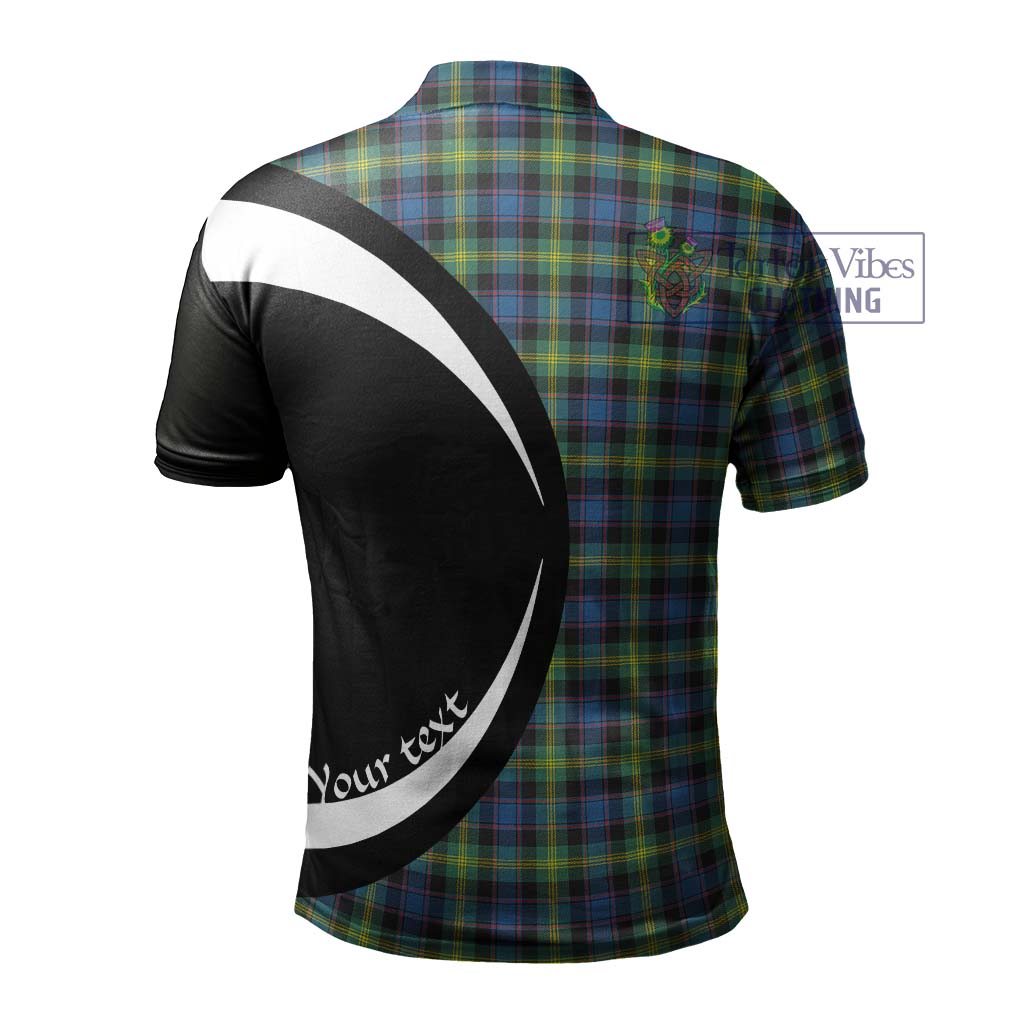 Watson Ancient Tartan Men's Polo Shirt with Family Crest Circle Style - Tartan Vibes Clothing