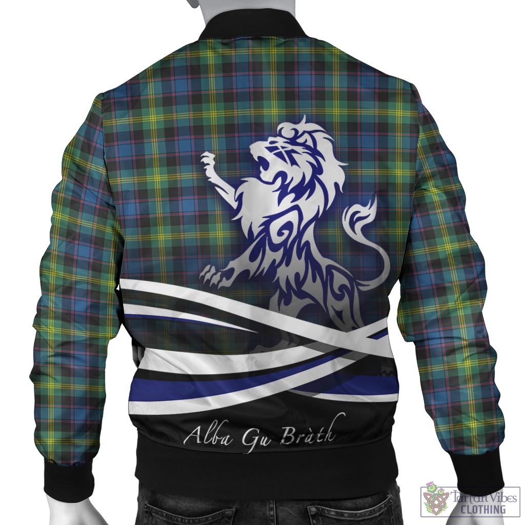 Tartan Vibes Clothing Watson Ancient Tartan Bomber Jacket with Alba Gu Brath Regal Lion Emblem