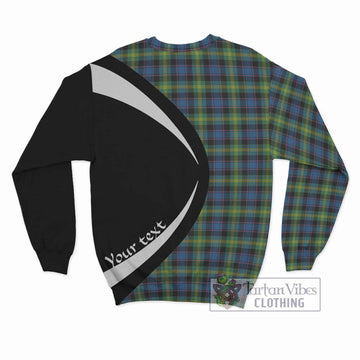 Watson Ancient Tartan Sweatshirt with Family Crest Circle Style