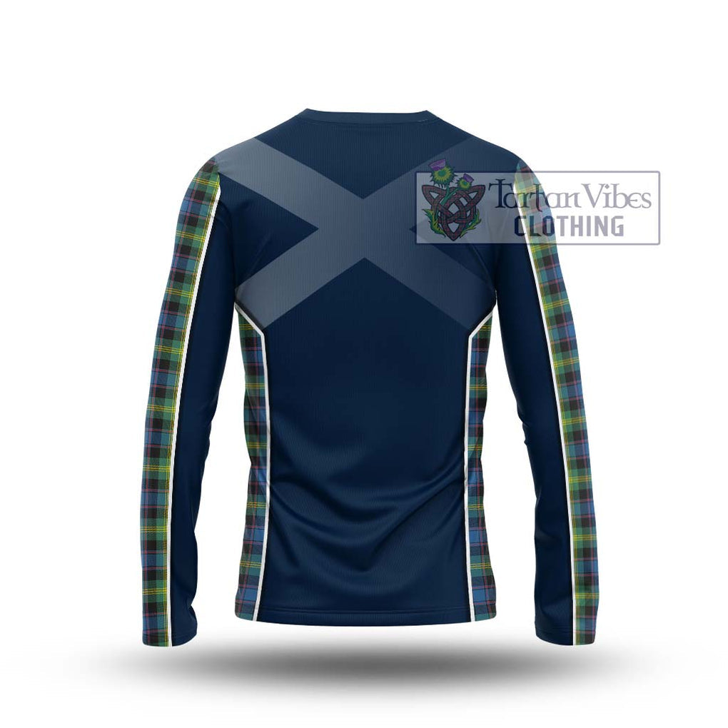 Watson Ancient Tartan Long Sleeve T-Shirt with Family Crest and Lion Rampant Vibes Sport Style - Tartan Vibes Clothing