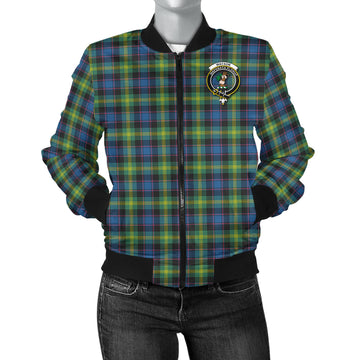 Watson Ancient Tartan Bomber Jacket with Family Crest