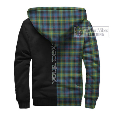 Watson Ancient Tartan Sherpa Hoodie with Family Crest and Half Of Me Style