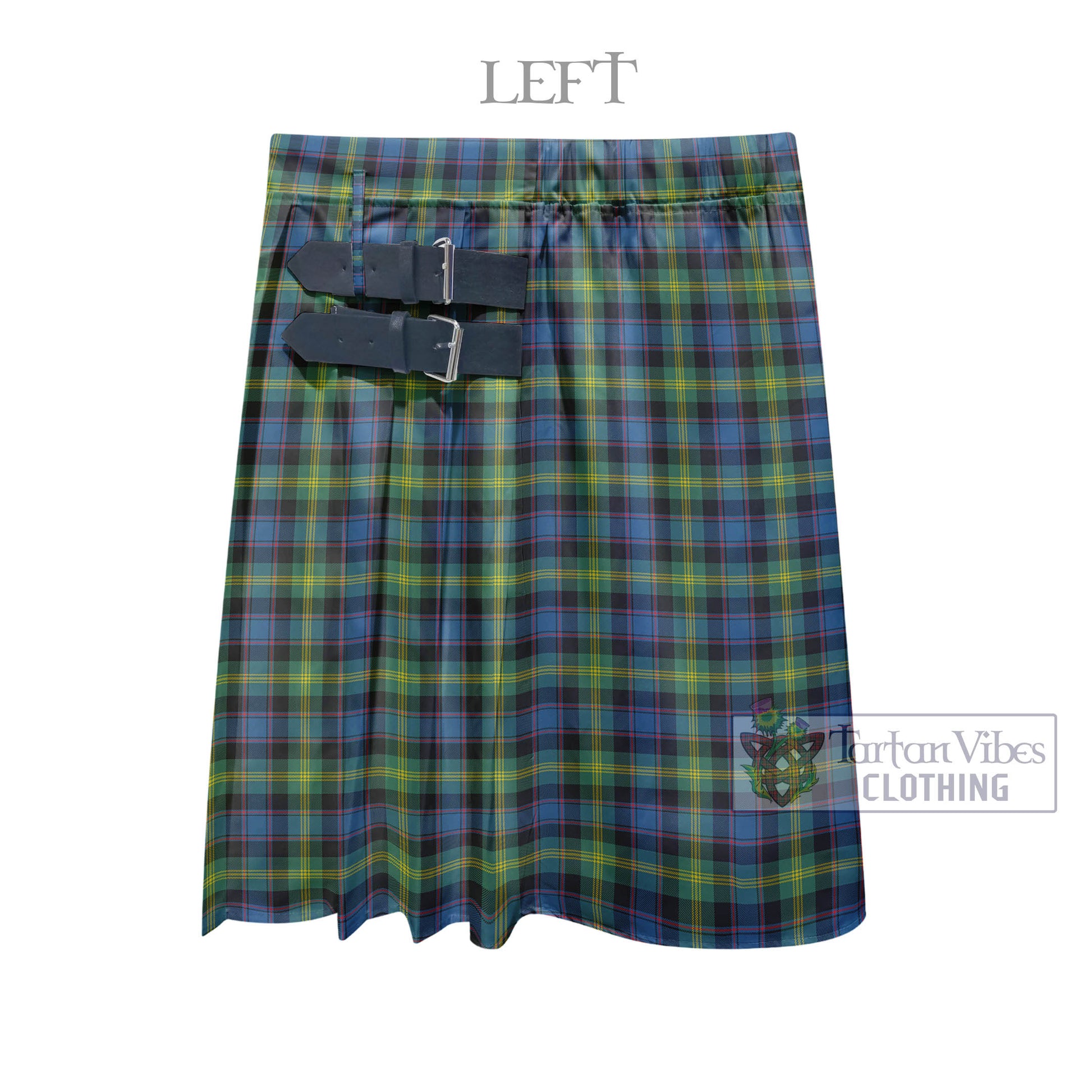 Tartan Vibes Clothing Watson Ancient Tartan Men's Pleated Skirt - Fashion Casual Retro Scottish Style