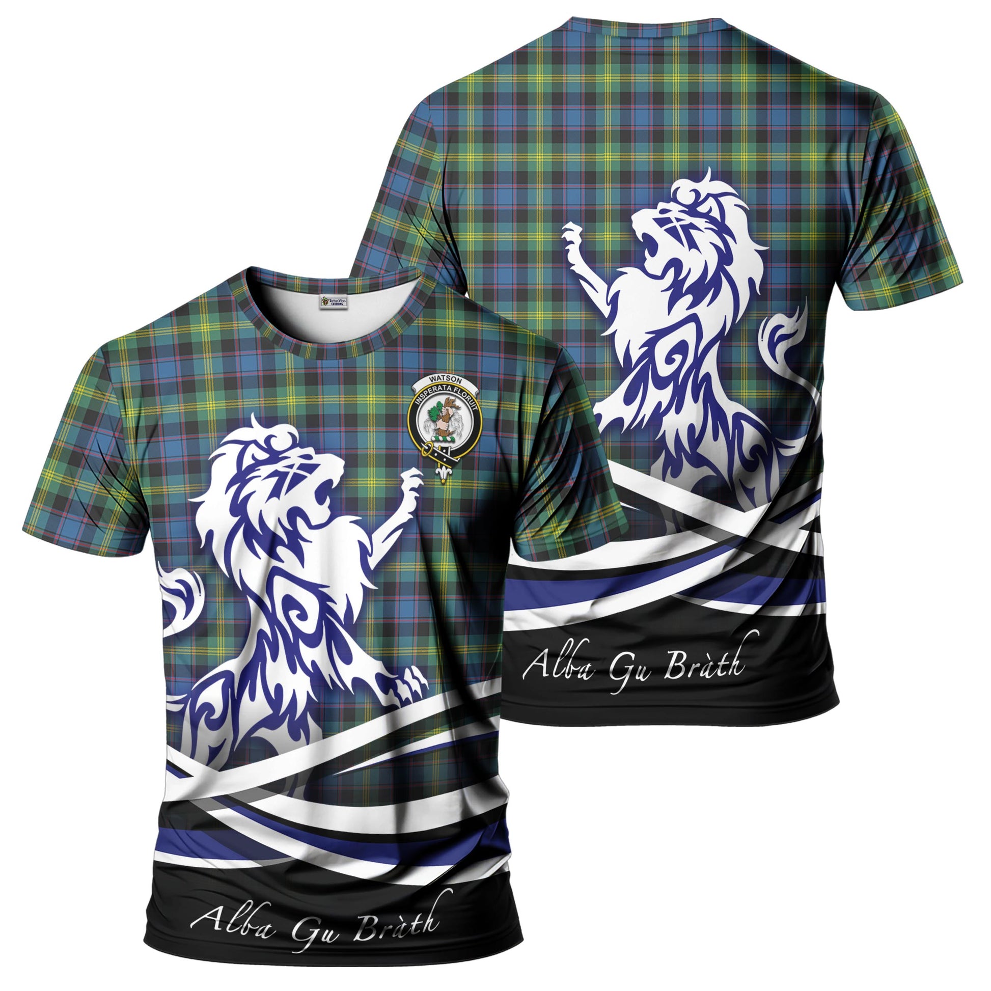 watson-ancient-tartan-t-shirt-with-alba-gu-brath-regal-lion-emblem