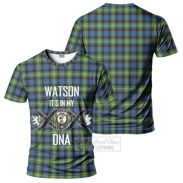 Watson Ancient Tartan T-Shirt with Family Crest DNA In Me Style