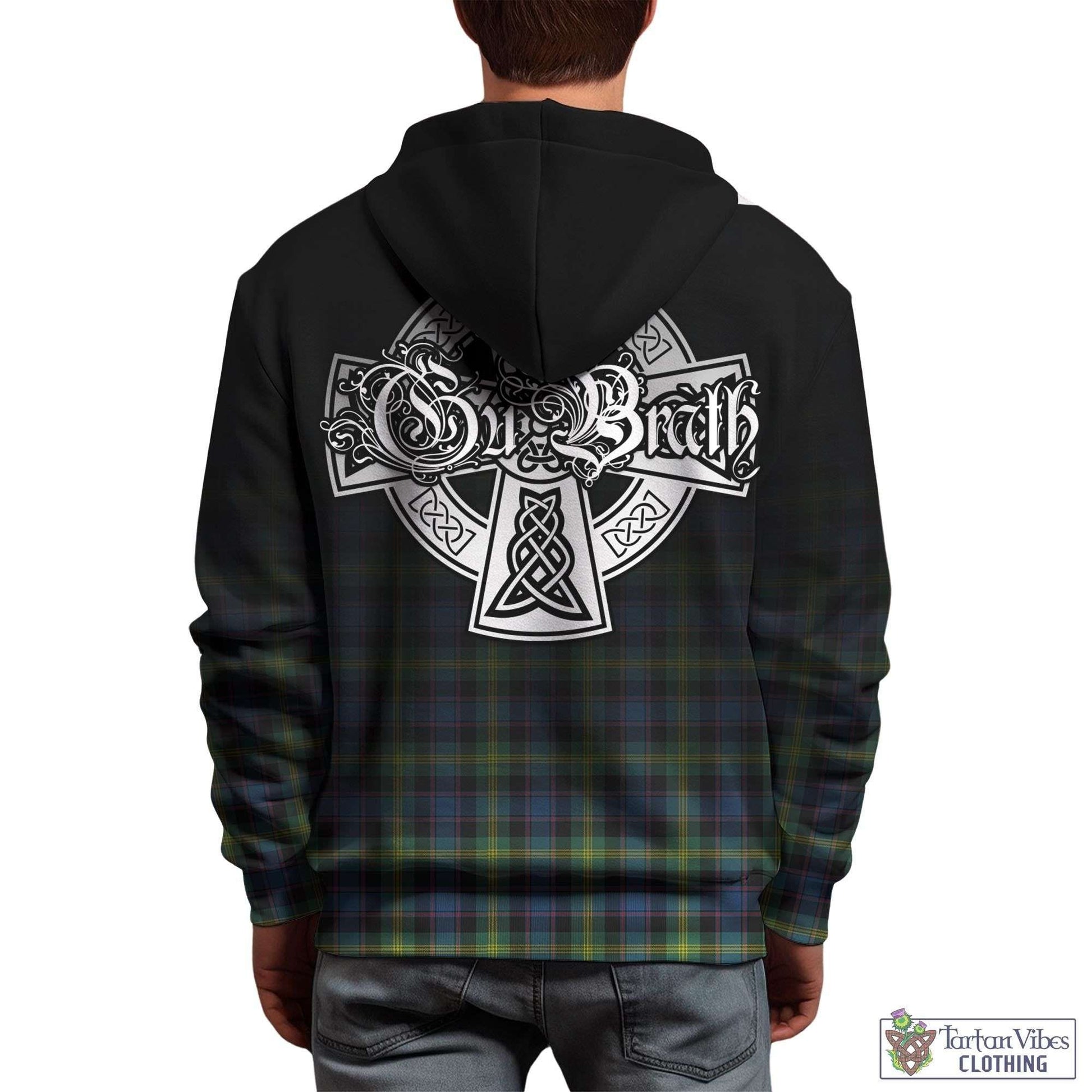 Tartan Vibes Clothing Watson Ancient Tartan Hoodie Featuring Alba Gu Brath Family Crest Celtic Inspired