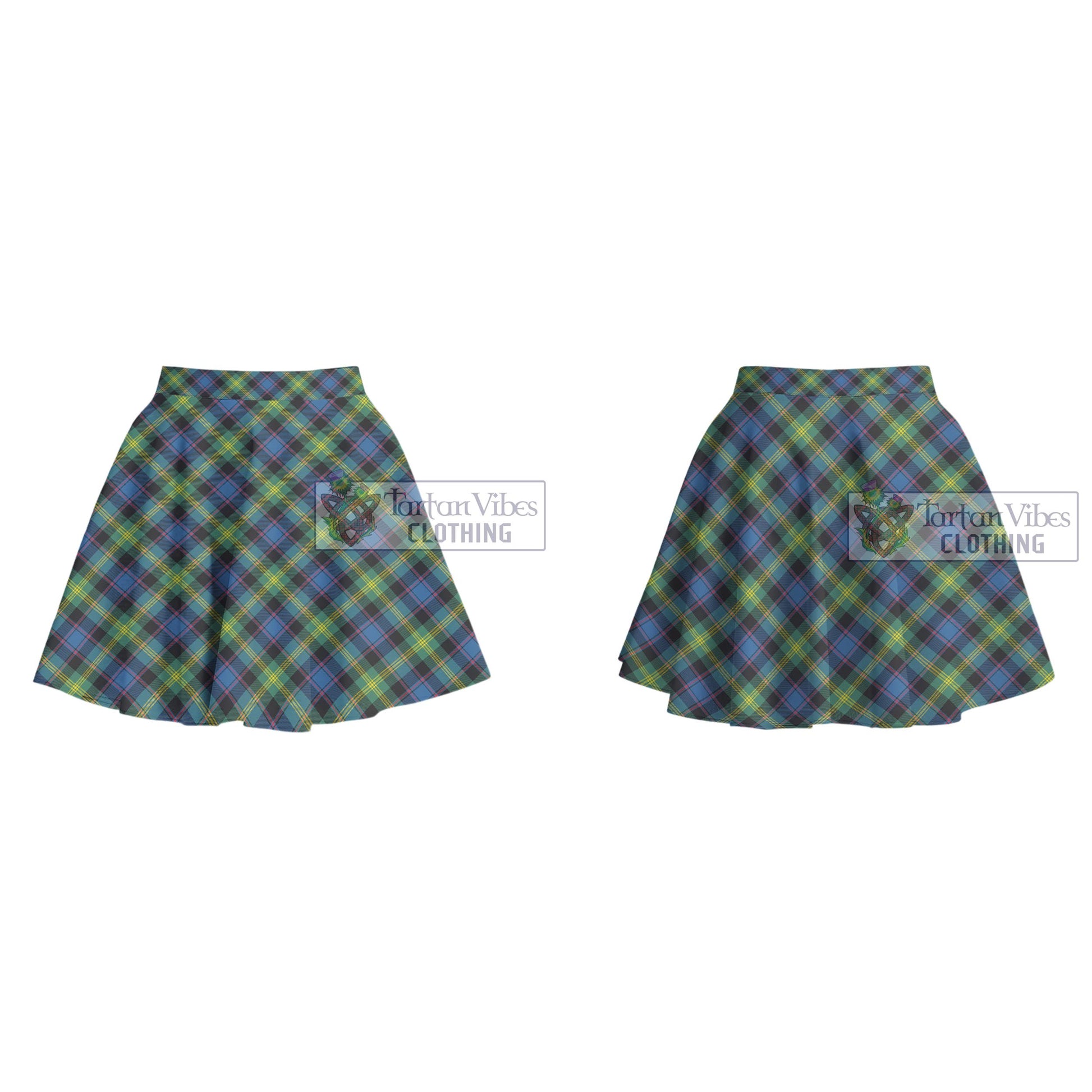 Tartan Vibes Clothing Watson Ancient Tartan Women's Plated Mini Skirt