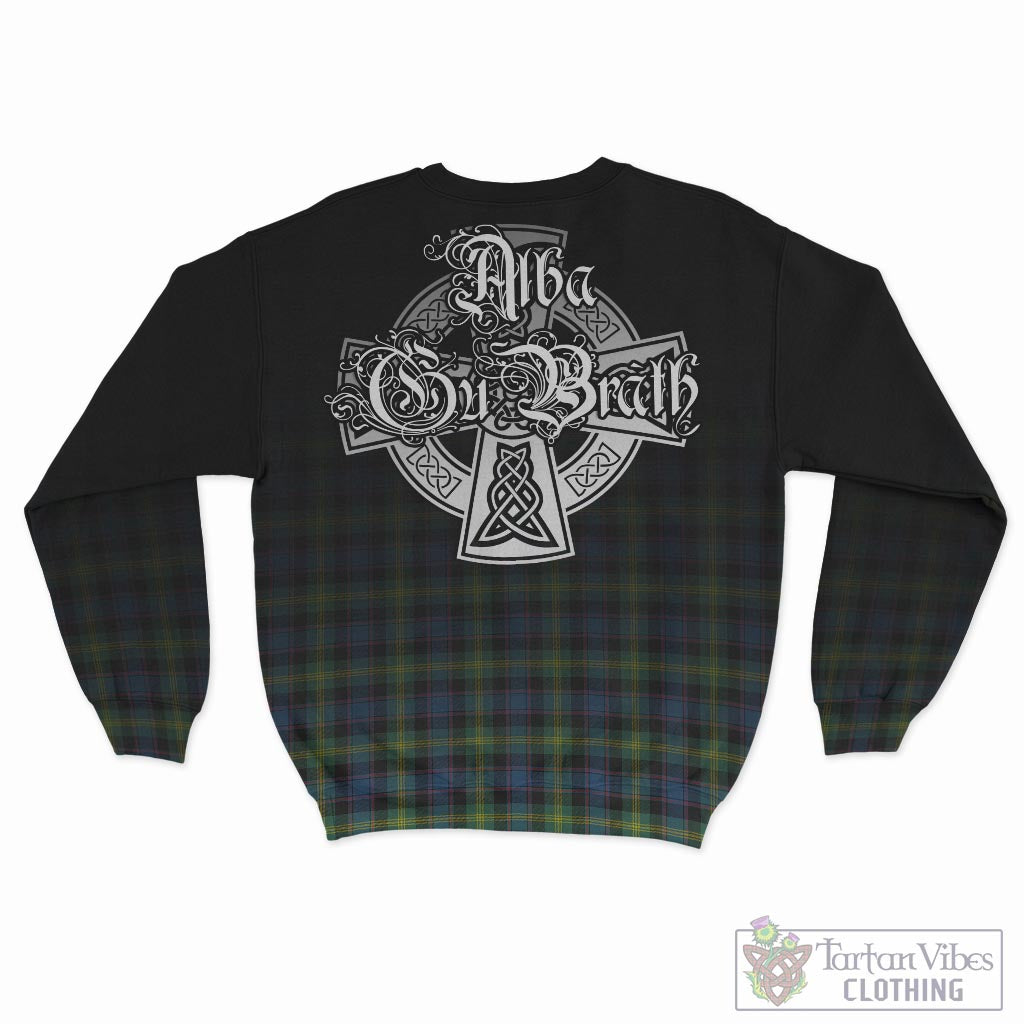 Tartan Vibes Clothing Watson Ancient Tartan Sweatshirt Featuring Alba Gu Brath Family Crest Celtic Inspired