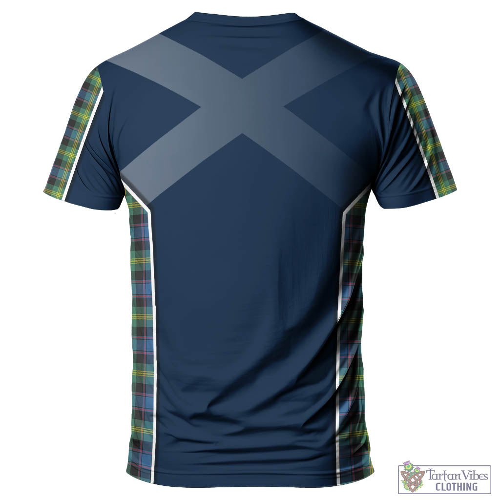 Tartan Vibes Clothing Watson Ancient Tartan T-Shirt with Family Crest and Scottish Thistle Vibes Sport Style