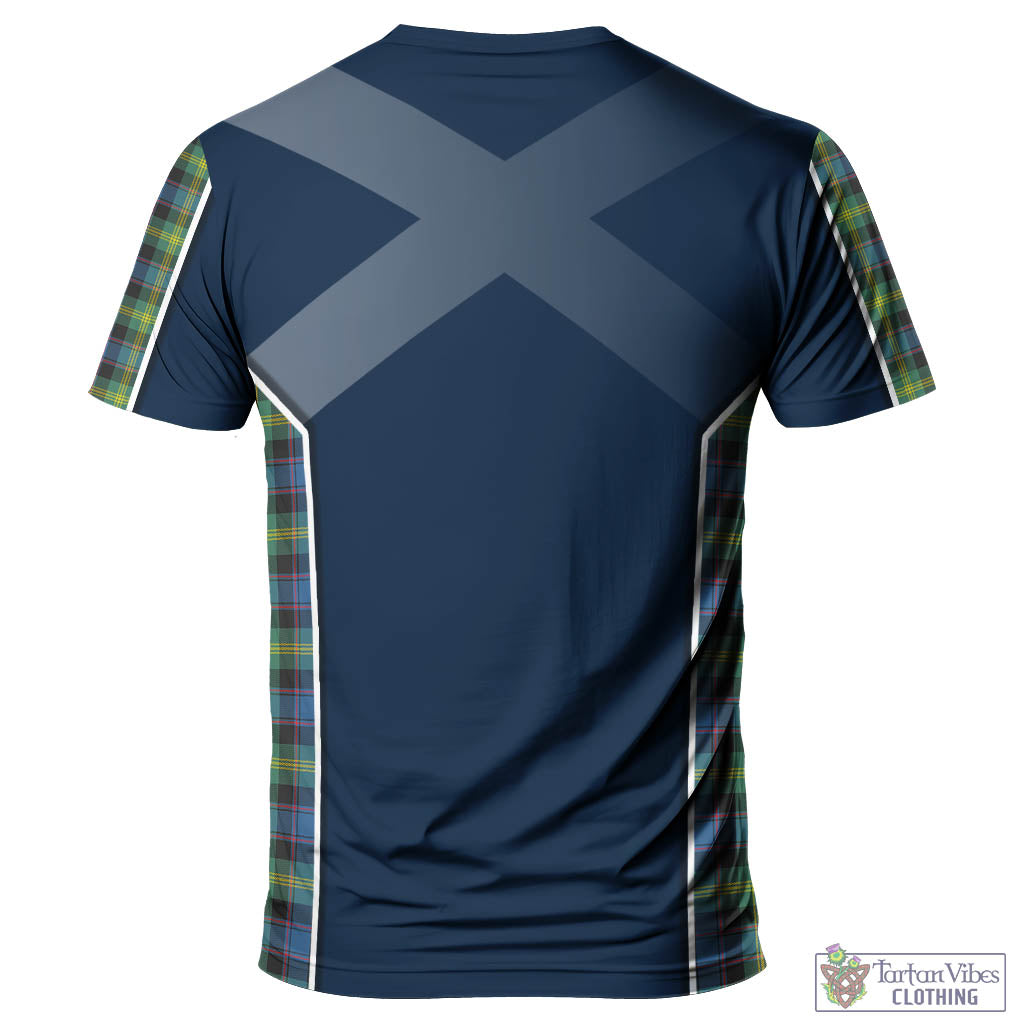 Tartan Vibes Clothing Watson Ancient Tartan T-Shirt with Family Crest and Lion Rampant Vibes Sport Style