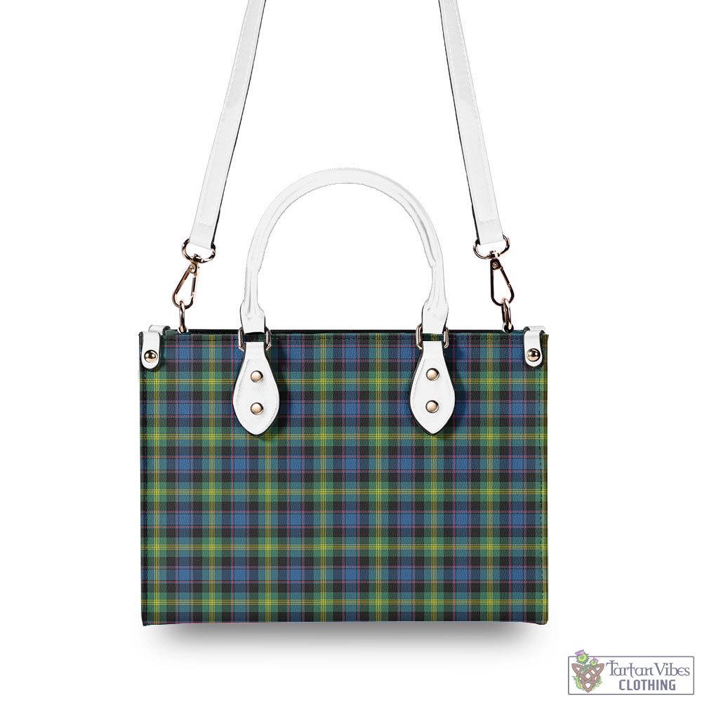 Tartan Vibes Clothing Watson Ancient Tartan Luxury Leather Handbags