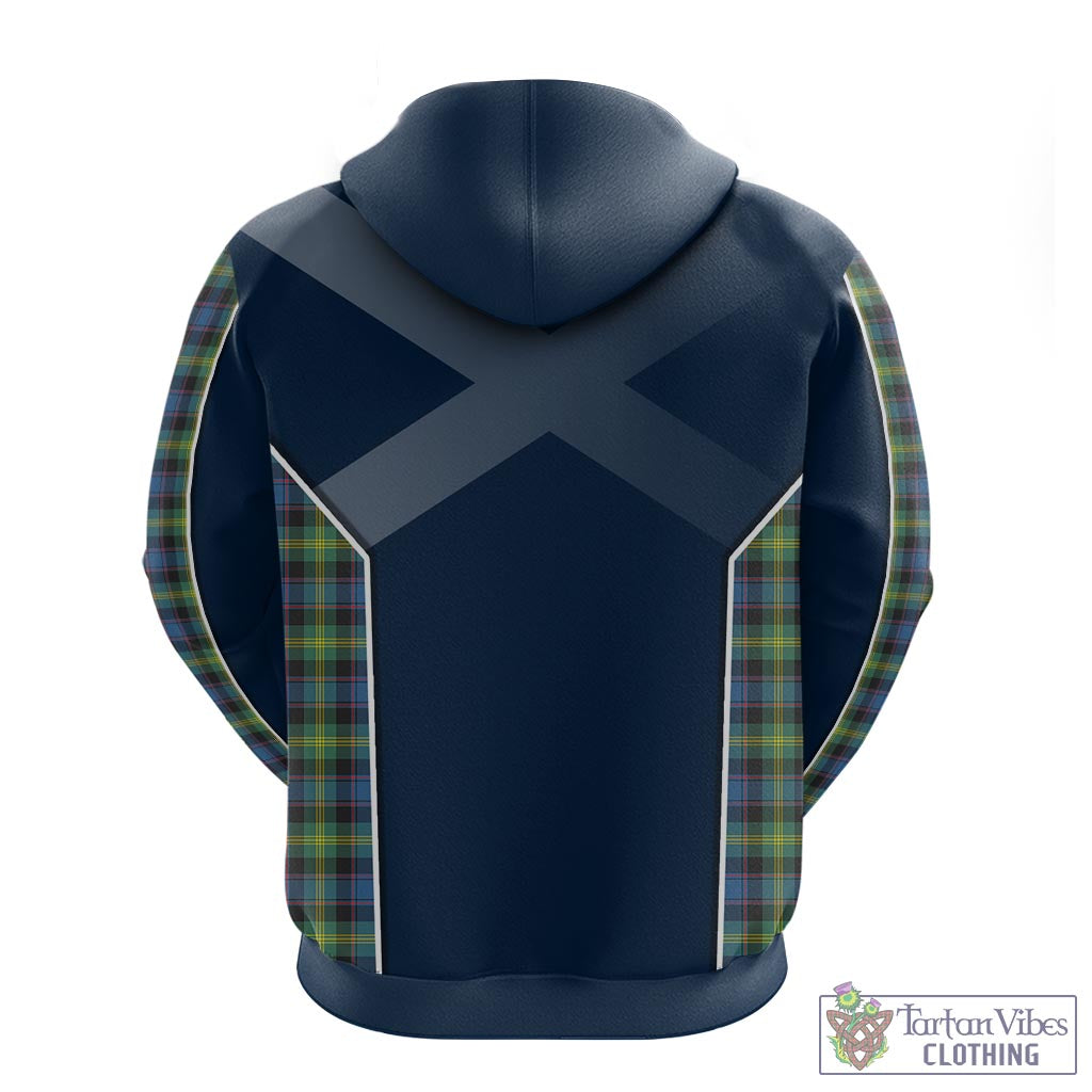 Tartan Vibes Clothing Watson Ancient Tartan Hoodie with Family Crest and Lion Rampant Vibes Sport Style