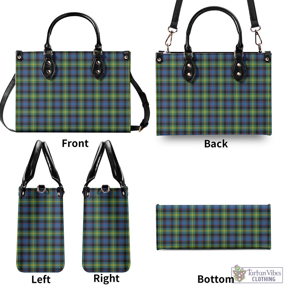 Tartan Vibes Clothing Watson Ancient Tartan Luxury Leather Handbags