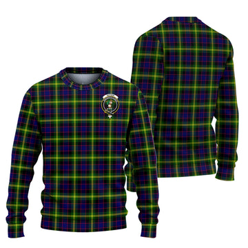 Watson Modern Tartan Ugly Sweater with Family Crest