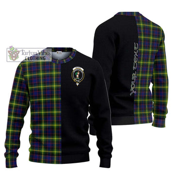 Watson Modern Tartan Ugly Sweater with Family Crest and Half Of Me Style