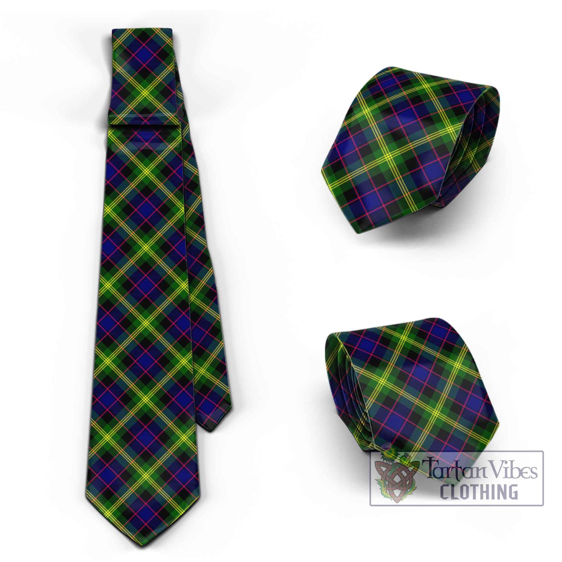 Tartan Vibes Clothing Watson Modern Tartan Classic Necktie Cross Style