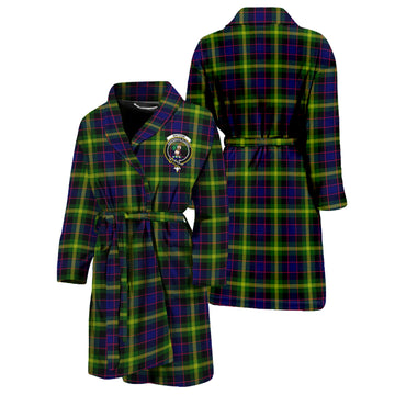 Watson Modern Tartan Bathrobe with Family Crest