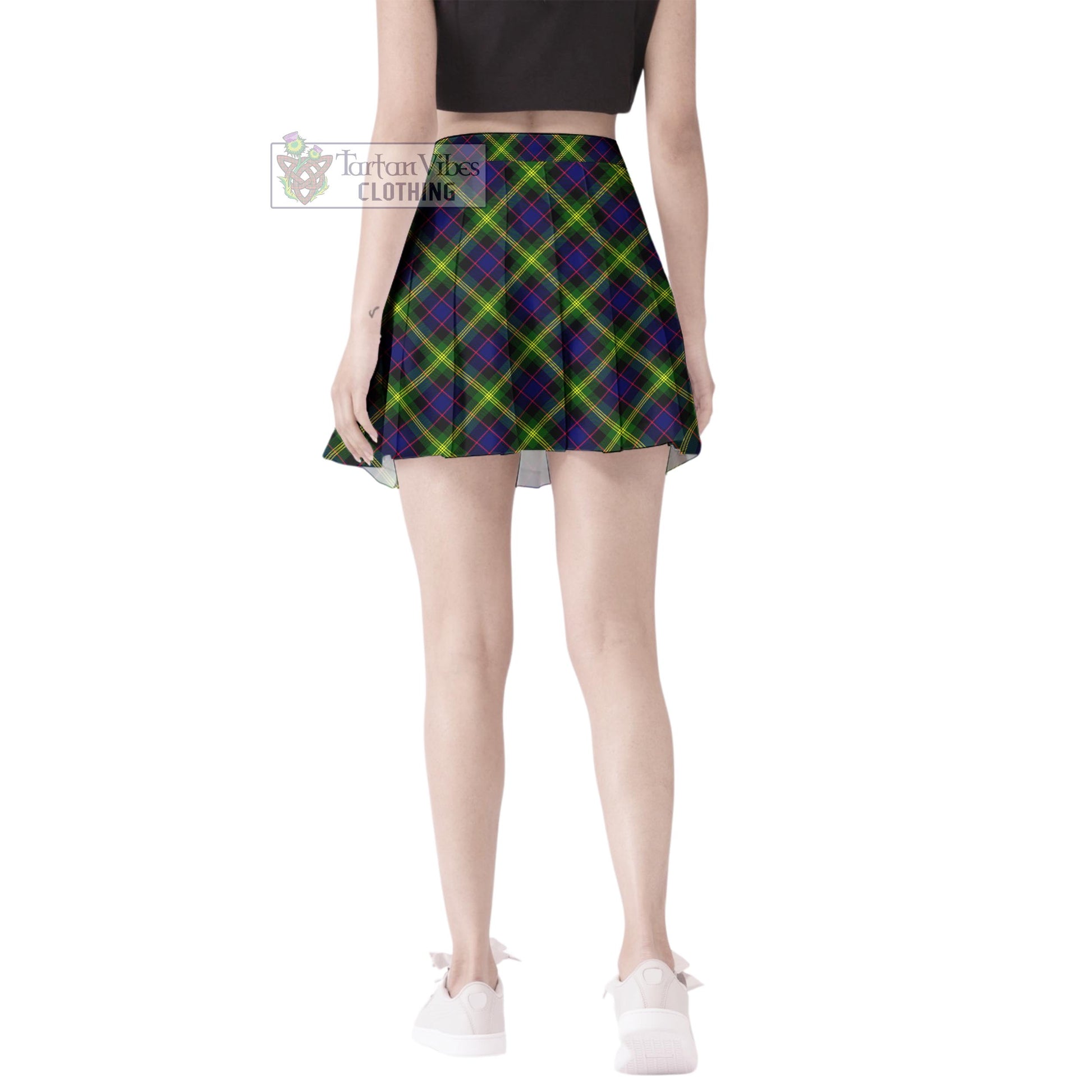 Tartan Vibes Clothing Watson Modern Tartan Women's Plated Mini Skirt