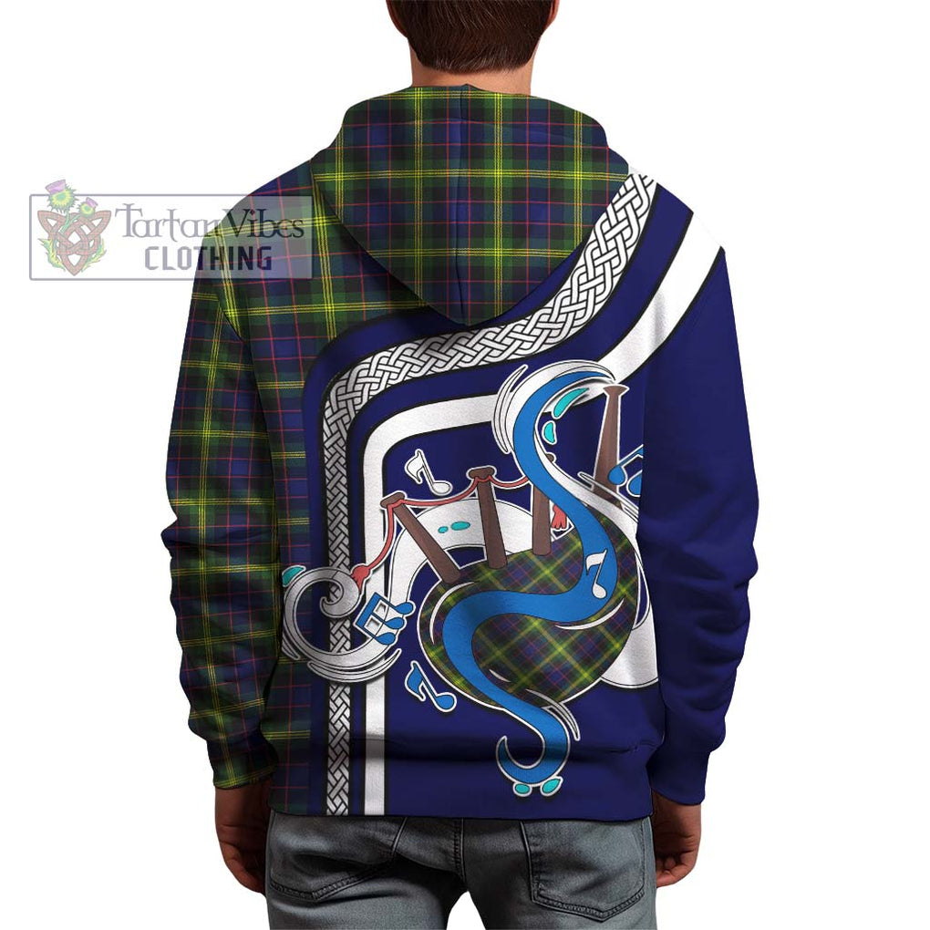 Watson Modern Tartan Hoodie with Epic Bagpipe Style - Tartanvibesclothing Shop