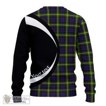 Watson Modern Tartan Ugly Sweater with Family Crest Circle Style