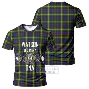 Watson Modern Tartan T-Shirt with Family Crest DNA In Me Style