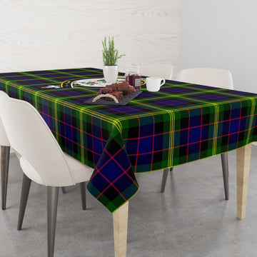 Watson Modern Tartan Tablecloth with Family Crest