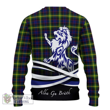 Watson Modern Tartan Ugly Sweater with Alba Gu Brath Regal Lion Emblem