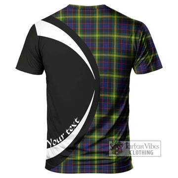 Watson Modern Tartan T-Shirt with Family Crest Circle Style