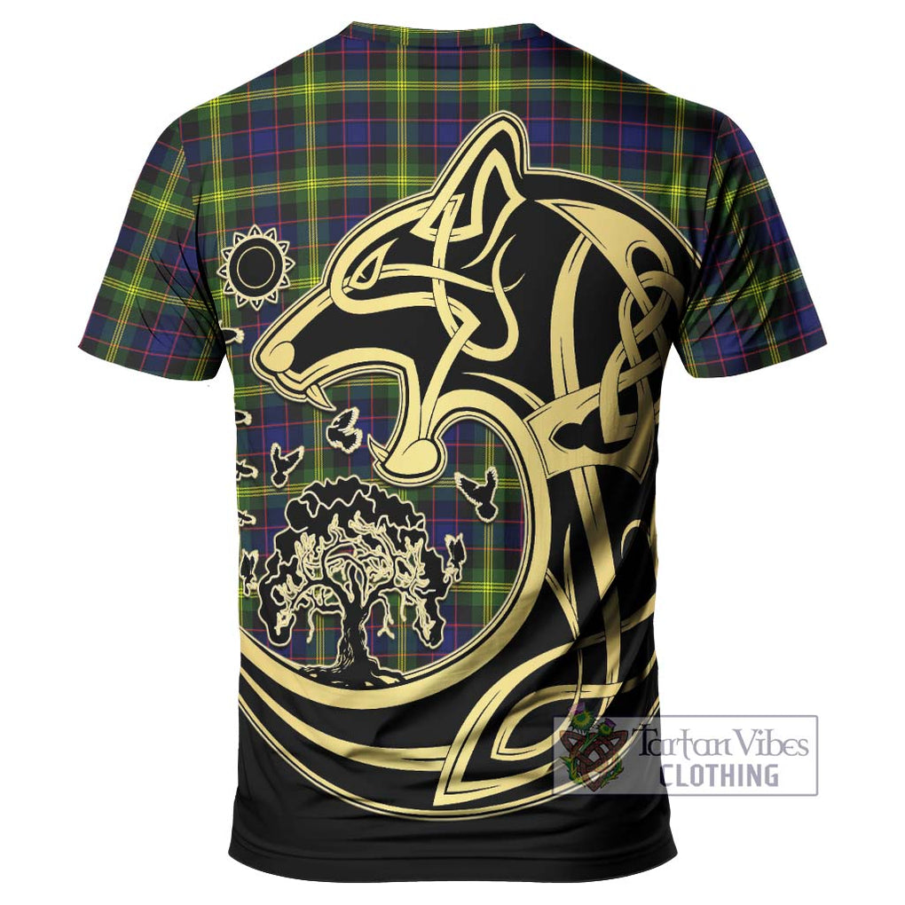 Watson Modern Tartan T-Shirt with Family Crest Celtic Wolf Style - Tartan Vibes Clothing