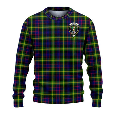 Watson Modern Tartan Ugly Sweater with Family Crest