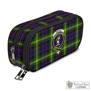 Watson Modern Tartan Pen and Pencil Case with Family Crest