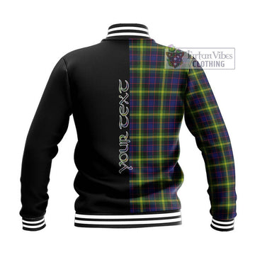 Watson Modern Tartan Baseball Jacket with Family Crest and Half Of Me Style