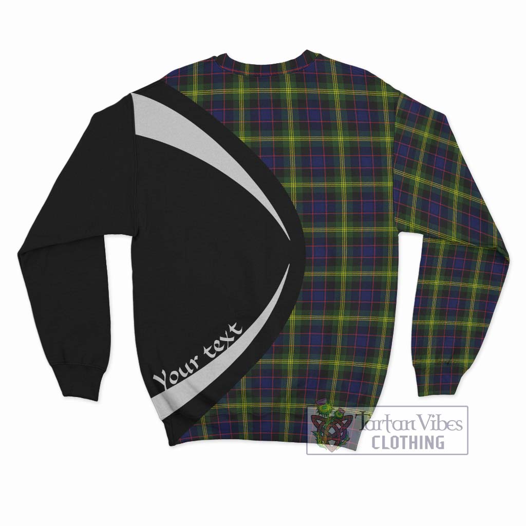 Watson Modern Tartan Sweatshirt with Family Crest Circle Style - Tartan Vibes Clothing