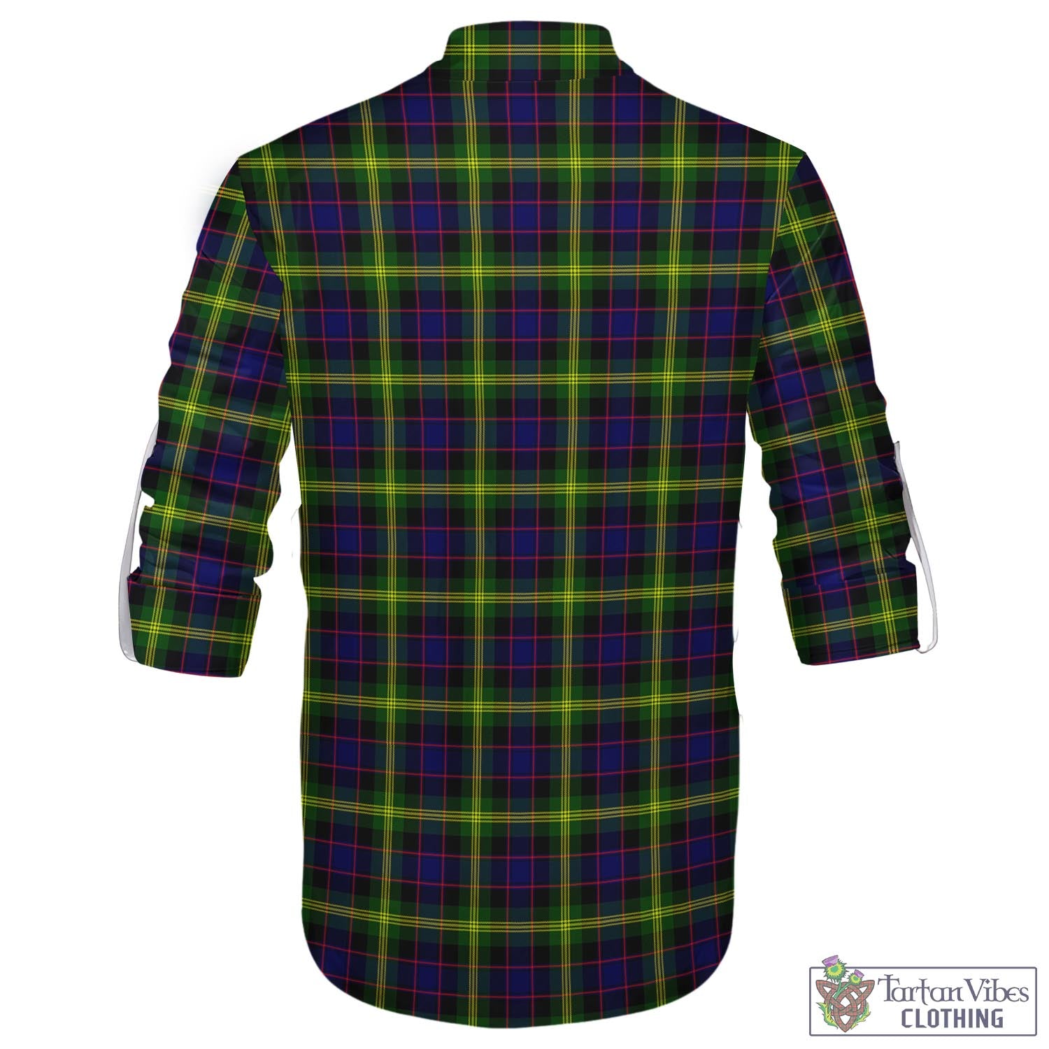 Tartan Vibes Clothing Watson Modern Tartan Men's Scottish Traditional Jacobite Ghillie Kilt Shirt